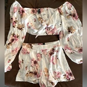 Windsor skirt shorts and top set